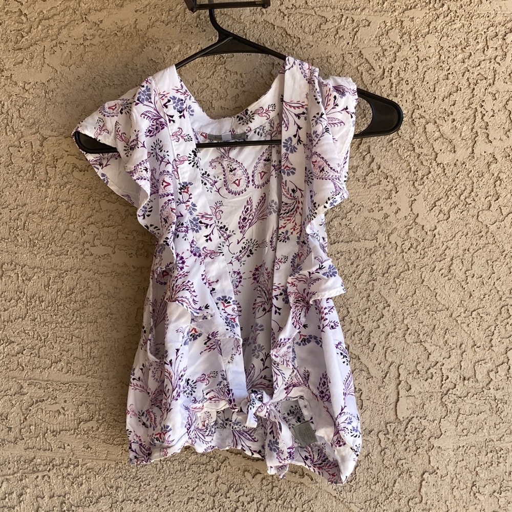 💵3 for $20✅Charlotte Russe extra large ruffle blouse